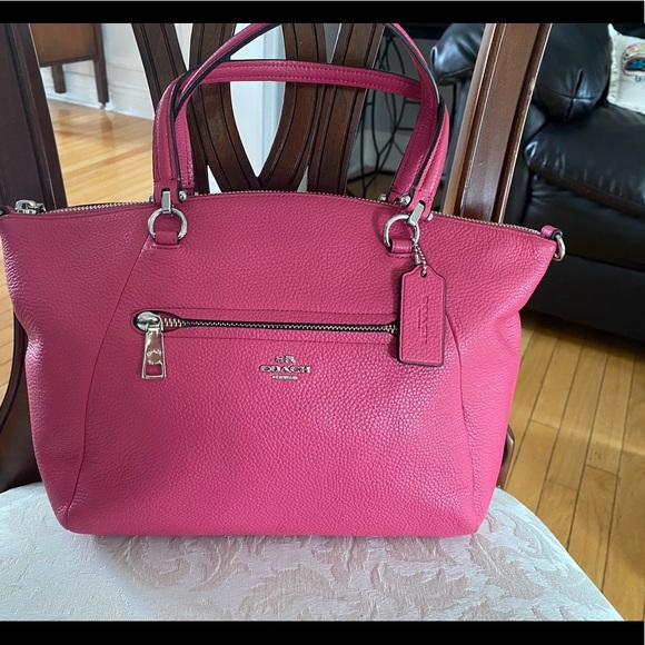Coach Bags Authentic Coach Pink Leather Bag Poshmark